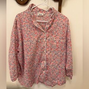 Sleepy jones liberty floral pajama set xxl